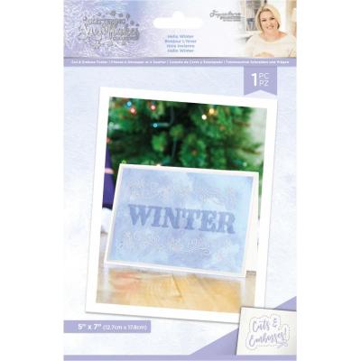 Crafter's Companion Glittering Snowflakes - Hello Winter